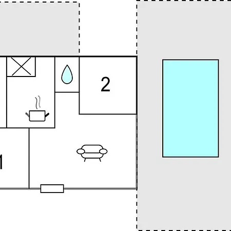 2 Bedroom Awesome In Kastel Novi Semesterbostad *